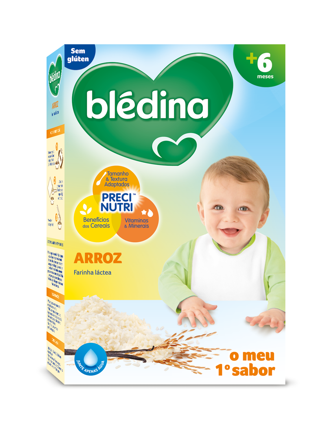 FARINHA L.ARROZ S/GLUTEN 250G BLEDINA 6M